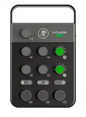 Front. Mackie - M-Caster Live - Black.