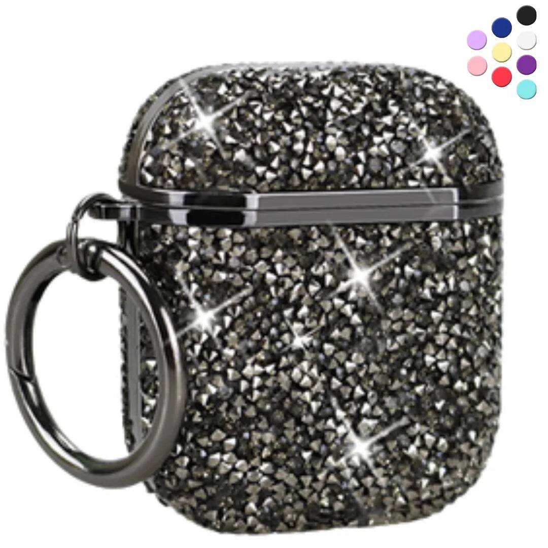 Front. Entronix - Entronix Luxury Diamond Case for Apple AirPods 1st/2nd Generation - Pink.