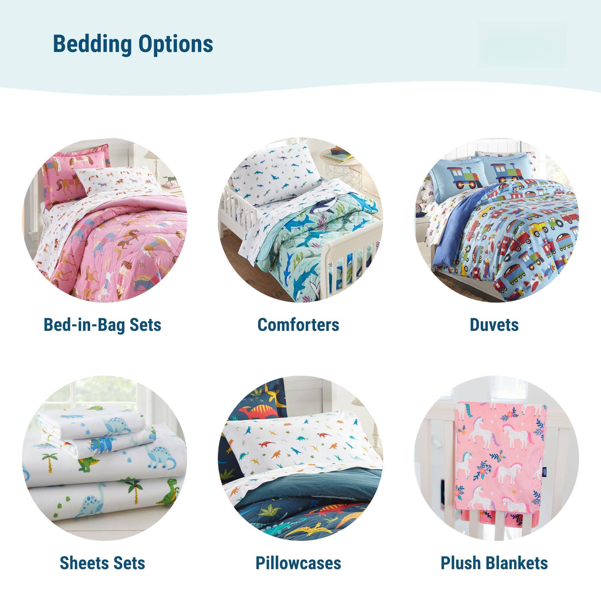 Bedding Options

- Bed-in-Bag Sets
- Comforters
- Duvets
- Sheets Sets
- Pillowcases
- Plush Blankets