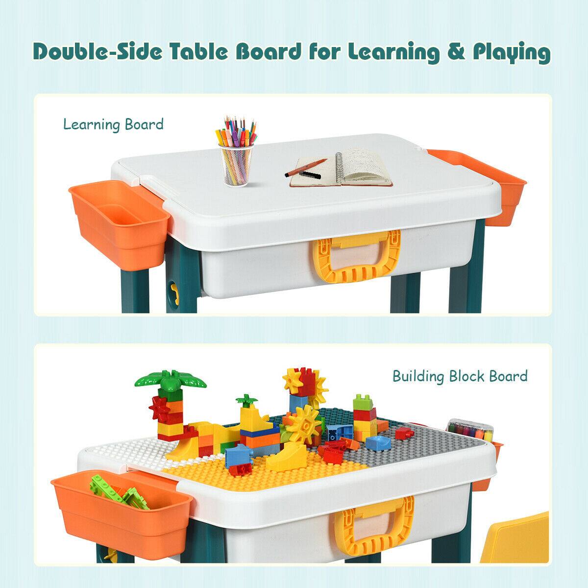 Double-Side Table Board for Learning & Playing

Learning Board

Building Block Board