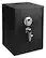 Alt View 11. Barska - Biometric Fingerprint Safe-Quick Access Security Safe with 2.5-Second Keyless Entry, Solid Steel Construction - Black.