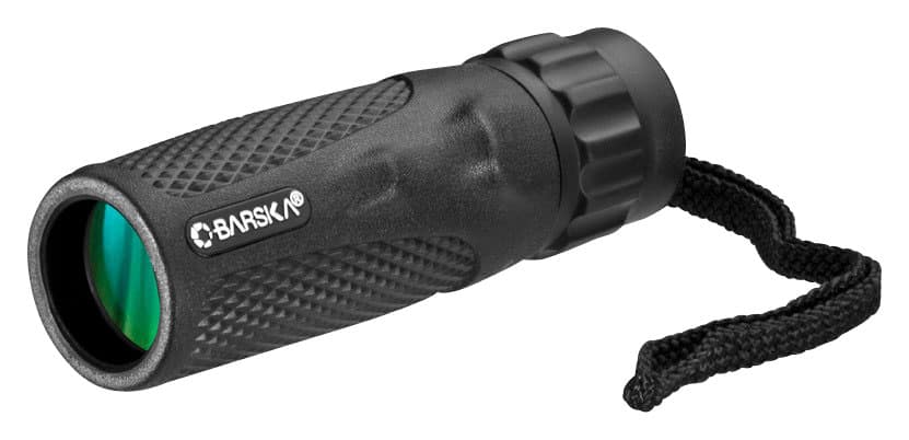 Angle. Barska - Blackhawk 10 x 25 Waterproof Monocular - Black.