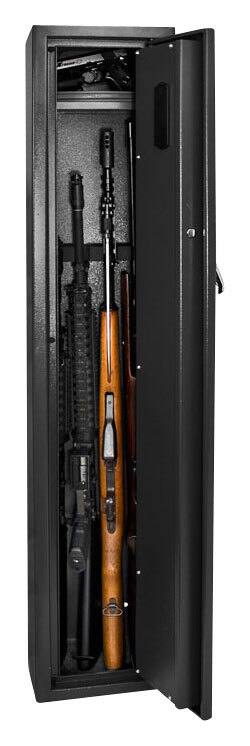 Alt View 11. Barska - Biometric Rifle Safe - Black.