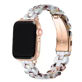 Posh Tech - Elle Resin Link Band for Apple Watch - Ivory