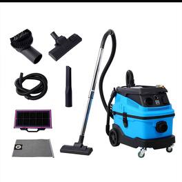 Ecooso - Wet Dry Blow Vacuum 3 in 1 Shop Cleaner, 18KPA Suction, 8 Gallon Large Capacity, 6 Peak Hp 1200W for Home Garage - Black & Blue