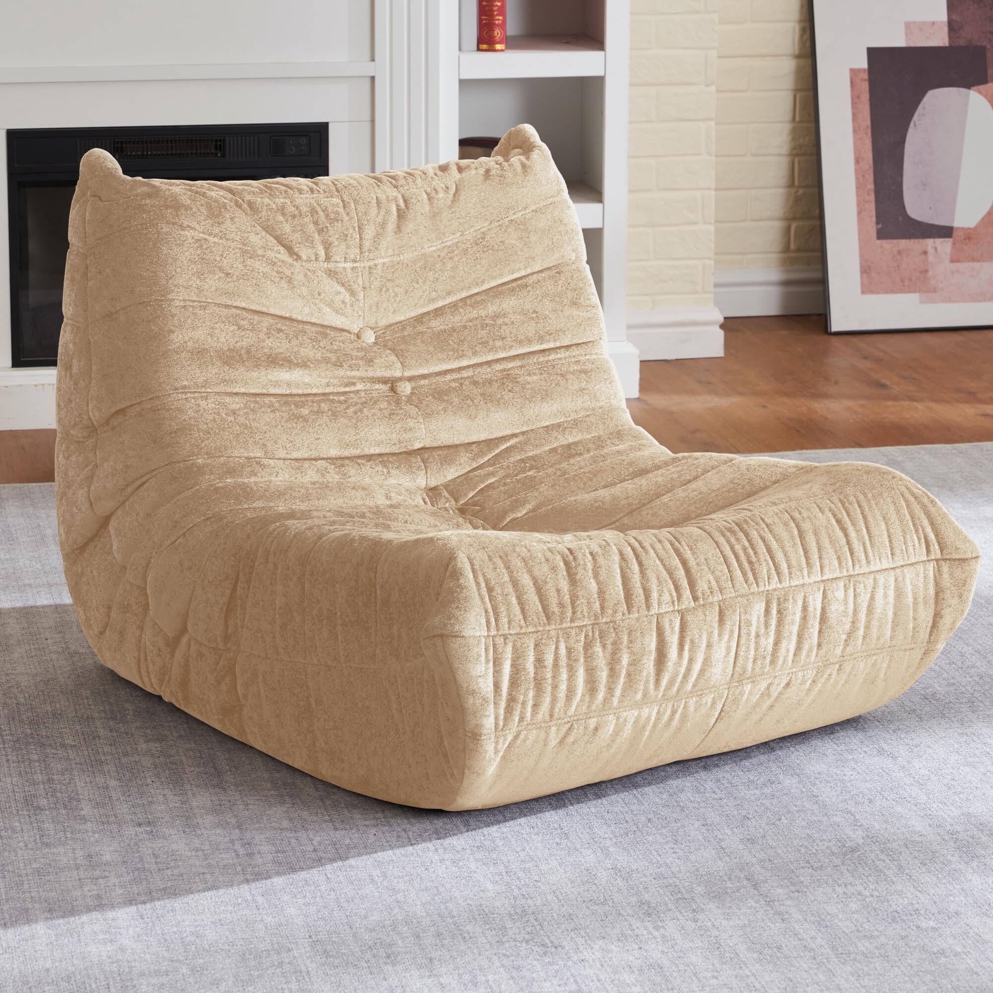 Luxury Velvet-khaki Single