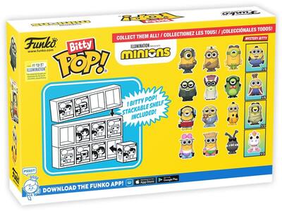 Funko BITTY POP!: Minions Frankenbob 4PK Collectibles Multicolor Funko BITTY POP!: Minions Frankenbob 4PK Collectibles Multicolor