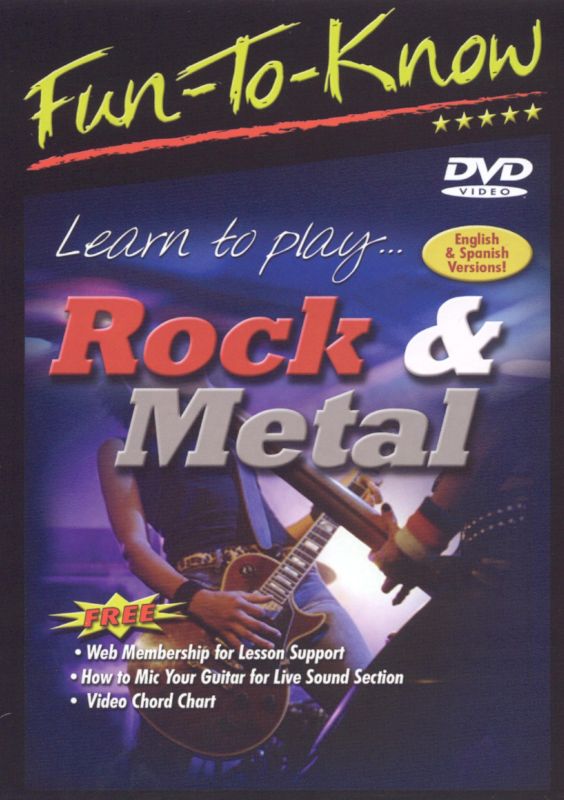  Fun-To-Know: Learn To Play... Rock &amp; Metal [DVD]