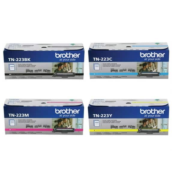 Genuine TN223 Set for Brother HL-L3230CDW Black Cyan Magenta Yellow (CMYK) Toner Cartridge for Brother HL-L3230CDW price history on PriceWatchPro