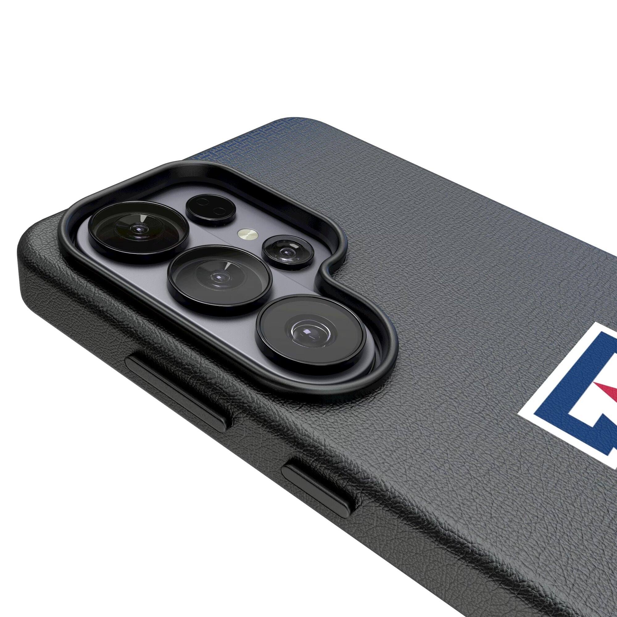 Alt View 2. Keyscaper - Arizona Wildcats Linen Galaxy Magnetic Bump Case - S24 Ultra - Black.