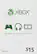 Front. Microsoft - $15 Xbox Gift Card.