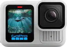 Front. GoPro - HERO13 Black Action Camera - Limited Edition - Polar White.