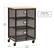 Left. Mind Reader - Cart with Drawers, Laundry Organizer, Storage, Bathroom, Kitchen, Metal Mesh, 15.75"L x 13"W x 24.25"H - Black.
