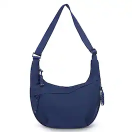 Unique Bargains - Sling Bag for Men Women, Lightweight Arch Moon Crossbody Bag, Water Repellent Chest Fanny Pack for Hiking Travel Commute - Blue