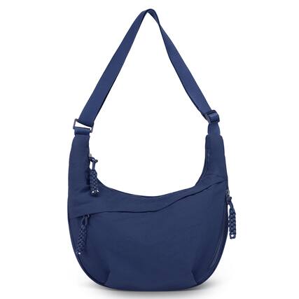 Front. Unique Bargains - Sling Bag for Men Women, Lightweight Arch Moon Crossbody Bag, Water Repellent Chest Fanny Pack for Hiking Travel Commute - Blue.