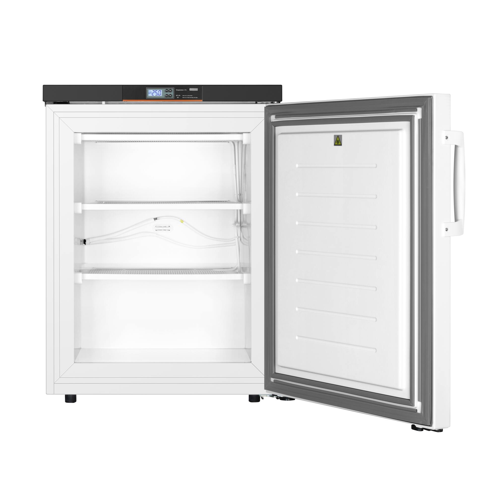 Alt View 3. Koolmore - 24 in. -25 C Undercounter Medical Freezer For Pharmacy With Dynamic Freeze, LED Display, Multi-Level Emergency Alarms - Stainless steel.