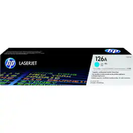 HP - 126A Standard Capacity - Toner Cartridge - Cyan