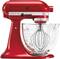 KitchenAid - KSM155GBCA Artisan Design Tilt-Head Stand Mixer - Candy Apple Red-Angle_Standard