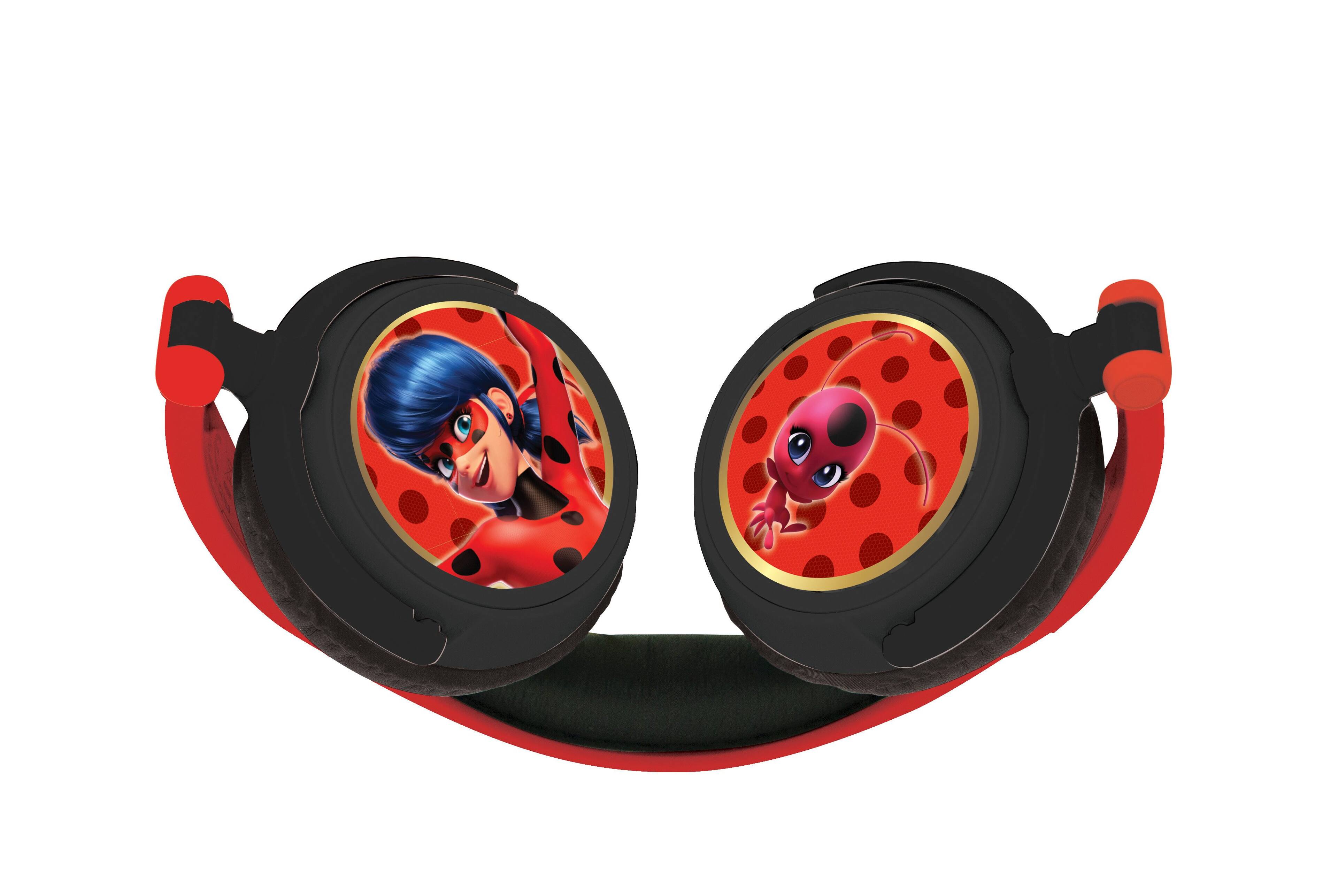 Alt View 2. Lexibook - Miraculous Stereo Wired Foldable Headphone with Safe Volume Limitation.