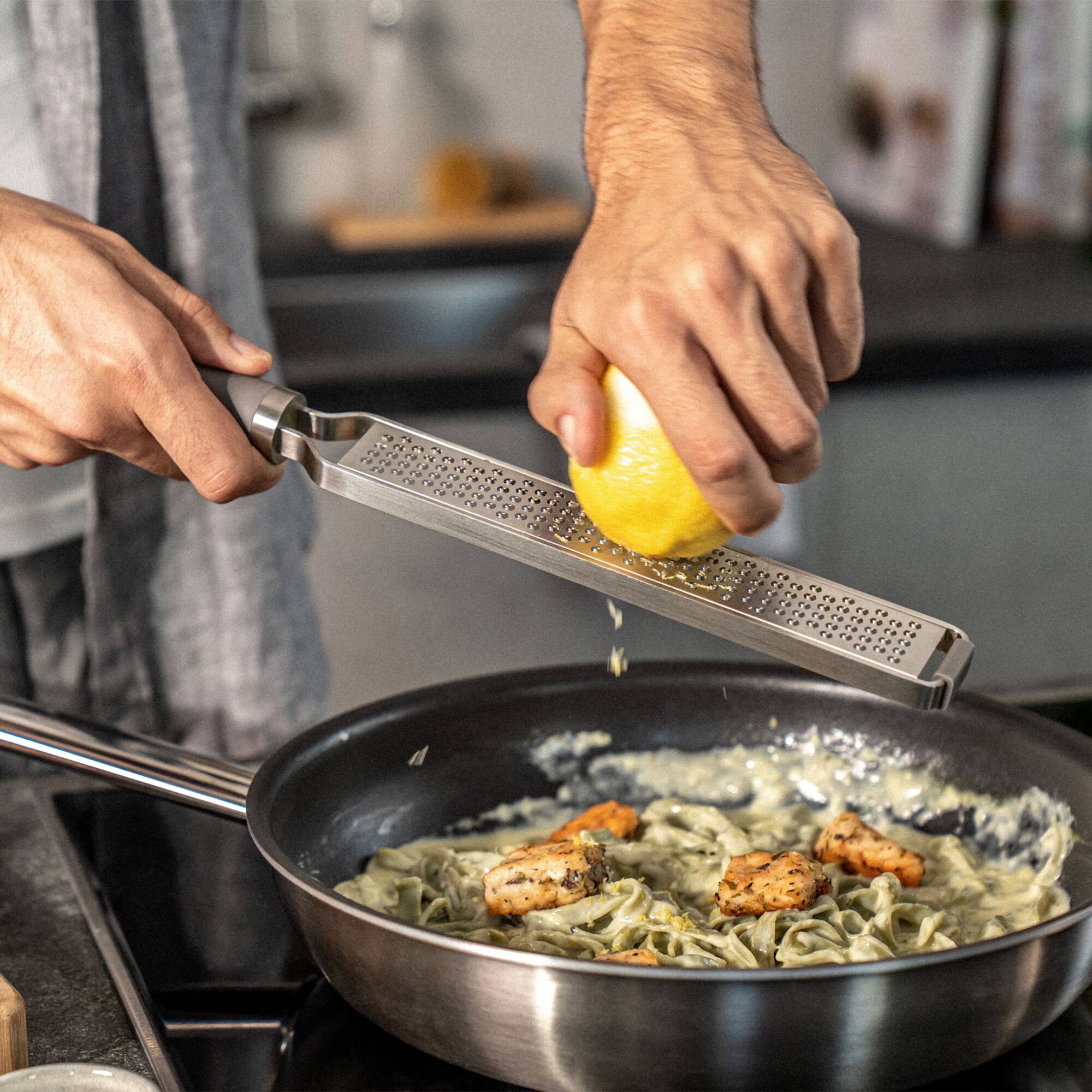 Alt View 1. ZWILLING - ZWILLING PRO Grater, zester, grey - Stainless Steel.