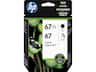HP - 67XL/67 Multipack Ink Cartridge, 2/Pack (3YP30AN#140) - Black|Tri-color