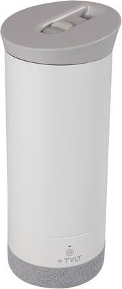 TYLT - Drink Speaker Mug Hydration Mug + Bluetooth Speaker - Cream