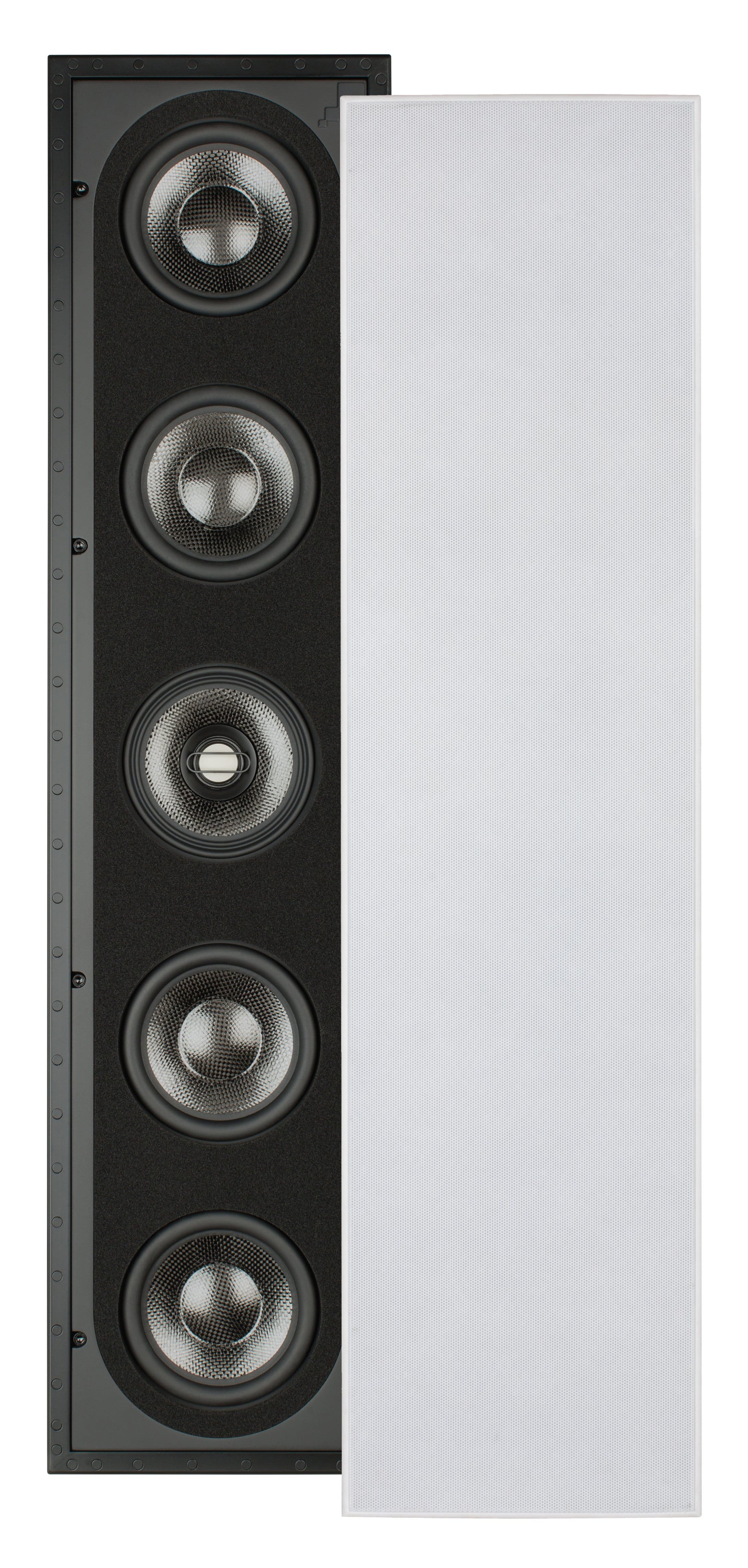 Sonance - R2 SINGLE SPEAKER - Reference 5-1/4" 3-Way In-Wall Rectangle Speaker (Each) - Paintable White - Front_Zoom