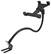 Angle. Bracketron - Vehicle Floor Mount for Most Tablets - Black.