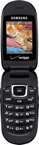 Best Buy: Samsung Gusto Mobile Phone Black (Verizon Wireless) SCH-u360