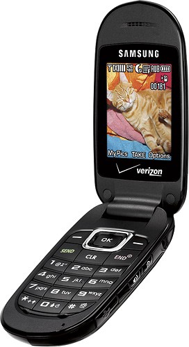 Best Buy: Samsung Gusto Mobile Phone Black (Verizon Wireless) SCH-u360