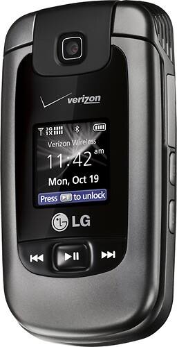 Alt View Standard 6. LG - Clout Mobile Phone - Gray (Verizon Wireless).