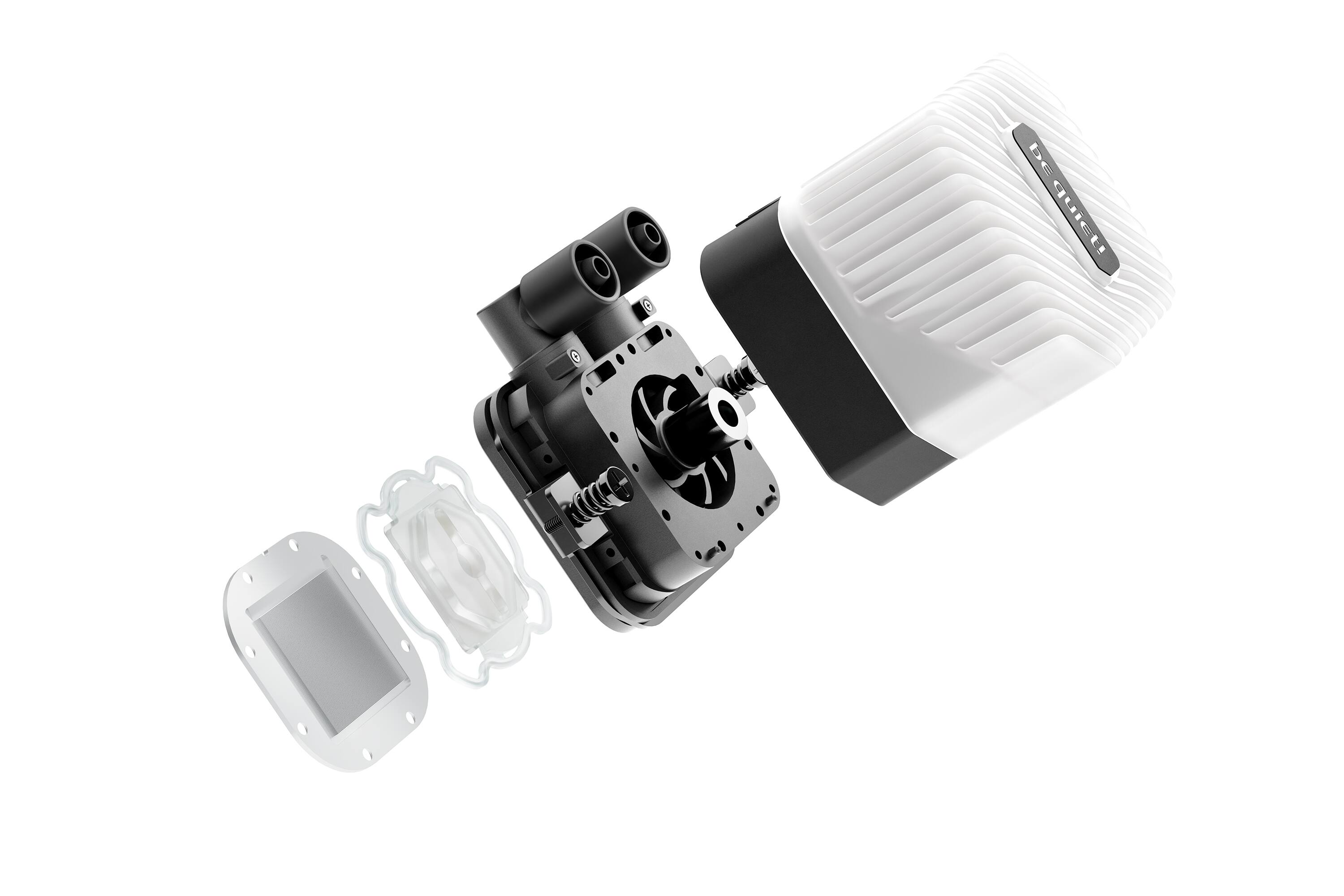 Alt View 2. be quiet! - Light Loop 360mm Liquid CPU Cooler - Black.