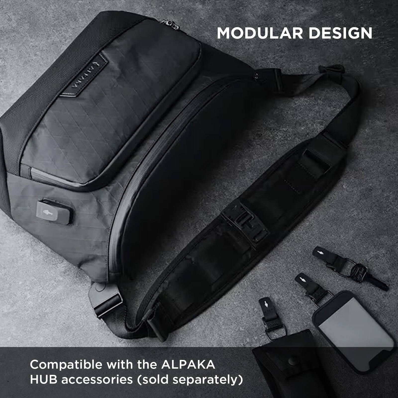 MODULAR DESIGN

Compatible with the ALPAKA HUB accessories (sold separately)