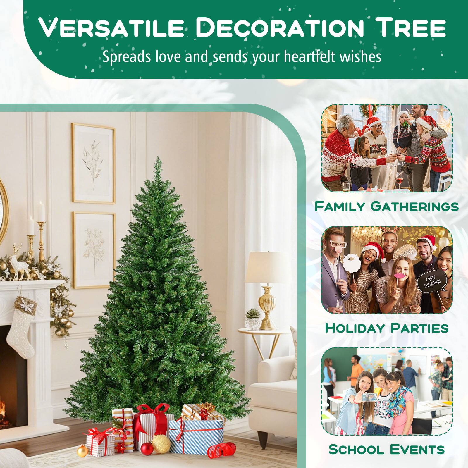 VERSATILE DECORATION TREE  
Spreads love and sends your heartfelt wishes

FAMILY GATHERINGS

HOLIDAY PARTIES

SCHOOL EVENTS