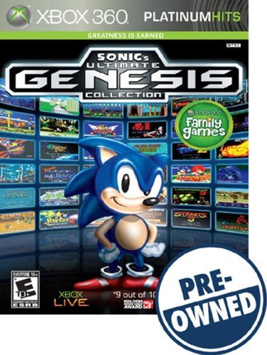  Sonic's Ultimate Genesis Collection Platinum Hits — PRE-OWNED - Xbox 360