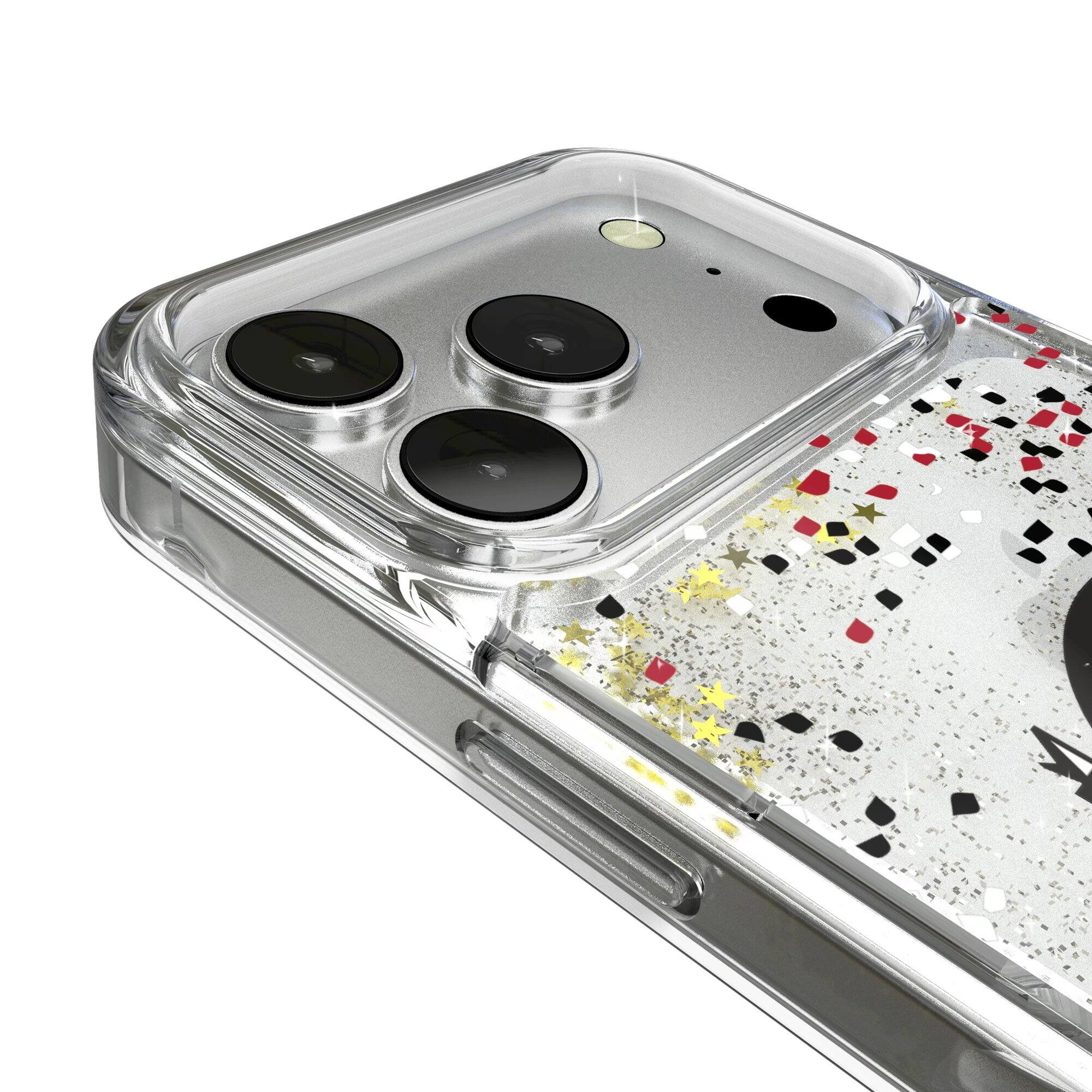 Alt View 2. Keyscaper - Utah Utes iPhone Glitter Confetti Design Case - 16 - Multicolor.