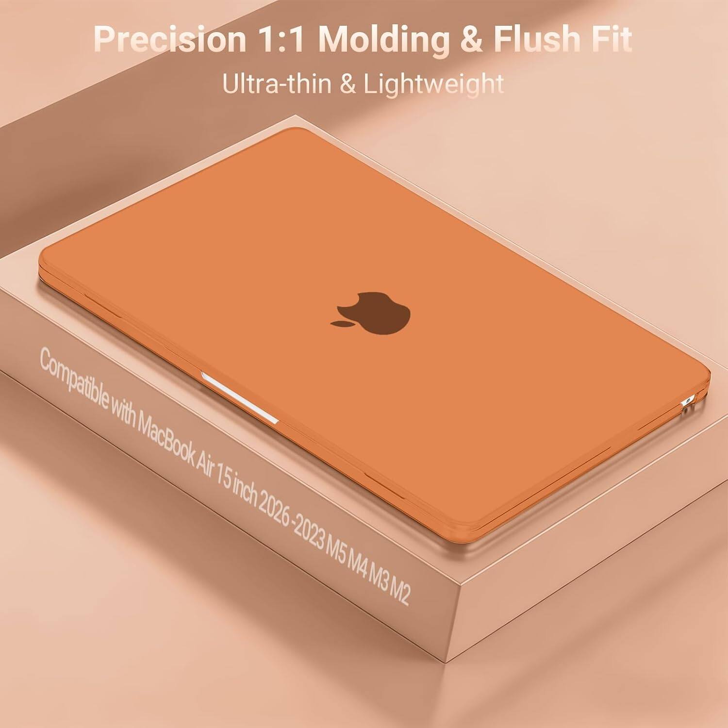 Precision 1:1 Molding & Flush Fit  
Ultra-thin & Lightweight  

Compatible with MacBook Air 15 inch 2026-2023 M5 M4 M3 M2