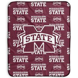 Pegasus - Mississippi State Bulldogs 50" x 60" Repeat Wordmark Fleece Blanket - Multicolor