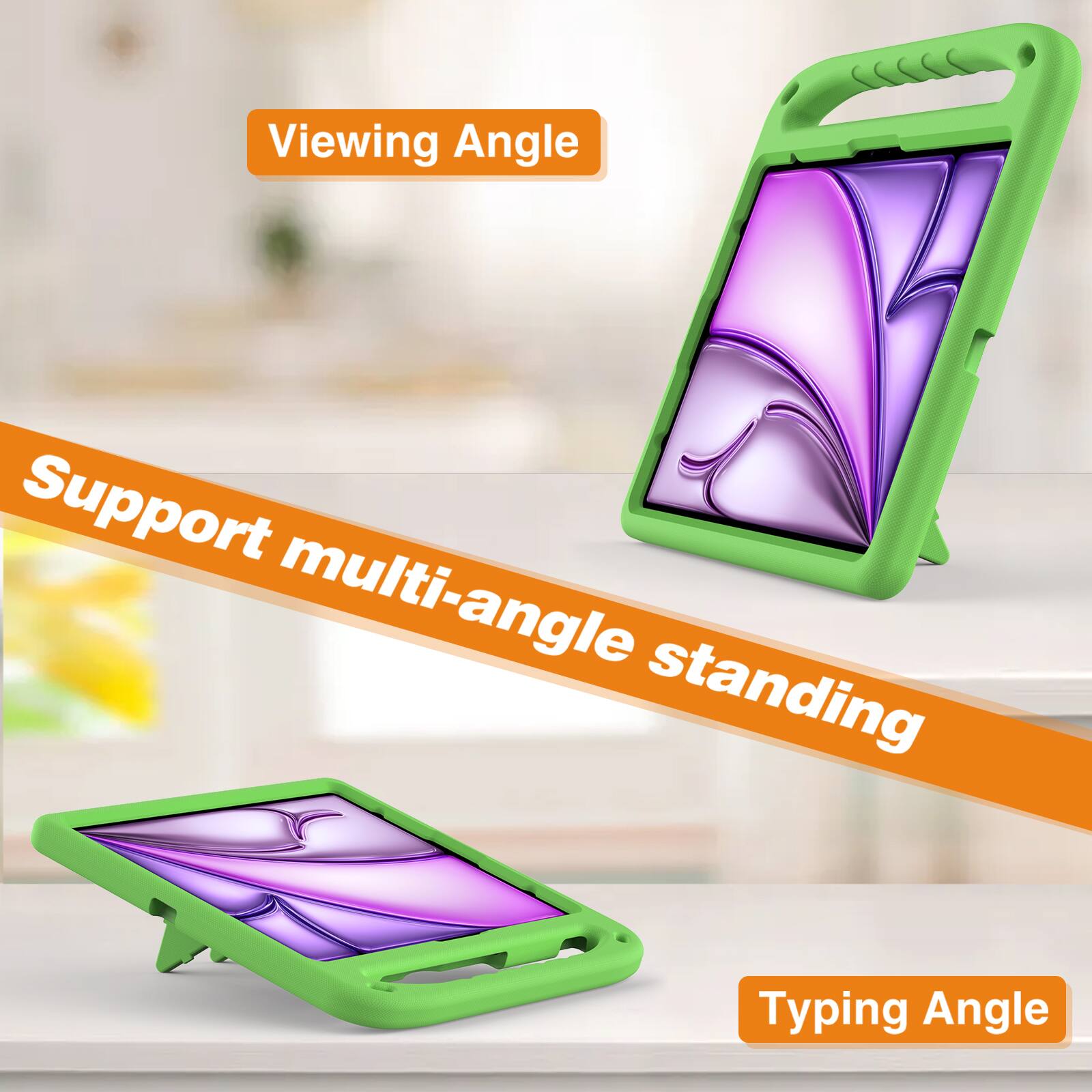 Viewing Angle  
Support multi-angle standing  
Typing Angle