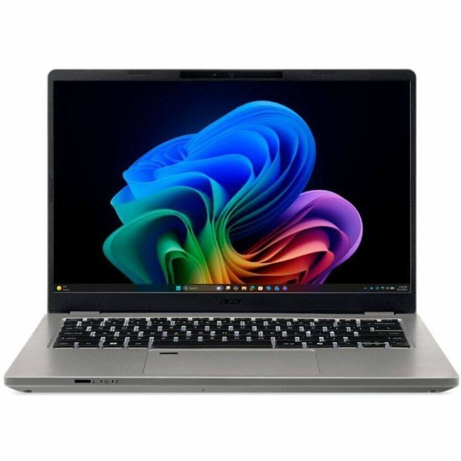 Alt View 7. Acer - Acer TravelMate P4 14 AI TMP414-56 TMP414-56-54N2 14" Clamshell Copilot+ PC Notebook - WUXGA - 120 Hz - Intel Core Ultra - Iron.