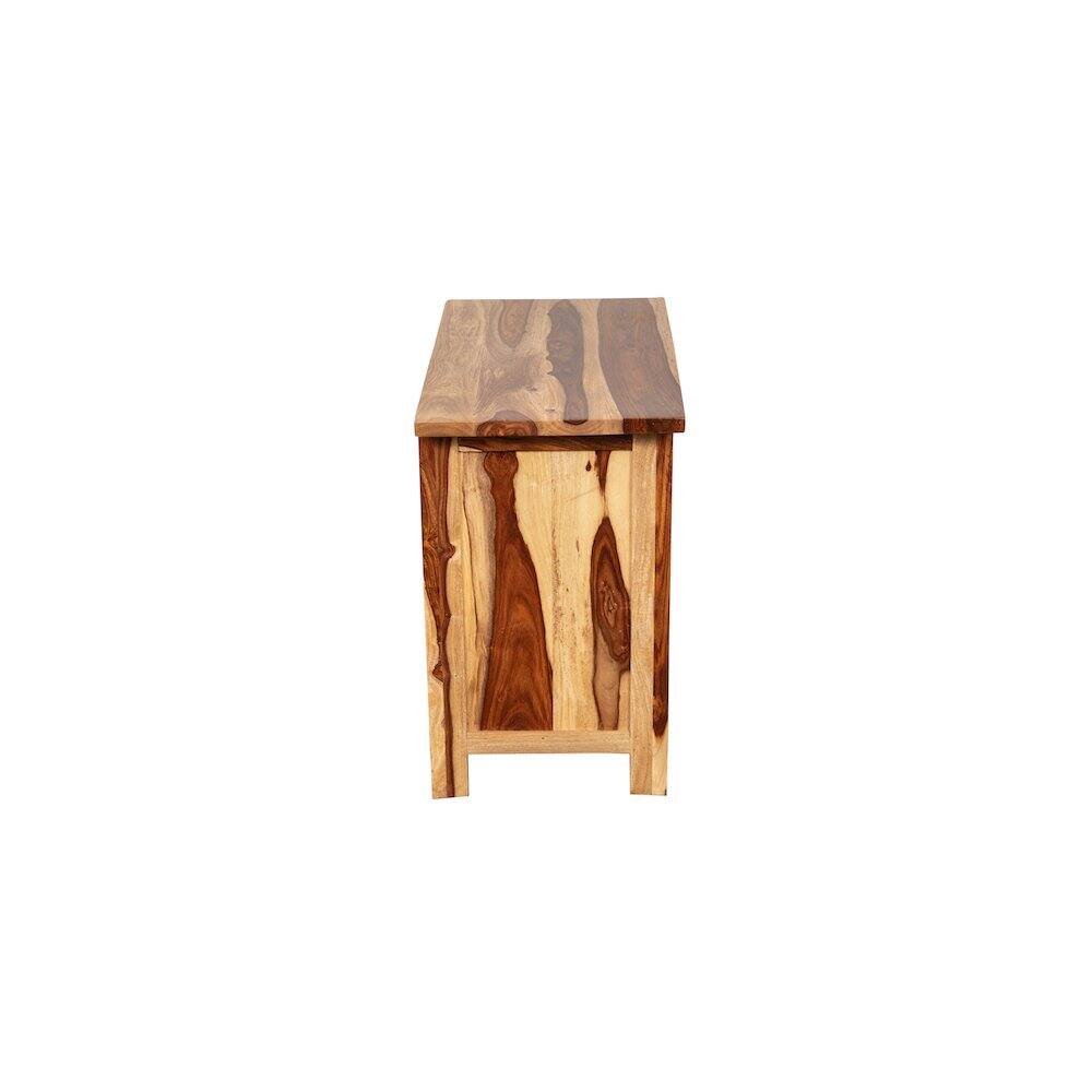 Alt View 1. Porter Designs - Kalispell Solid Sheesham Wood Nightstand - Natural.