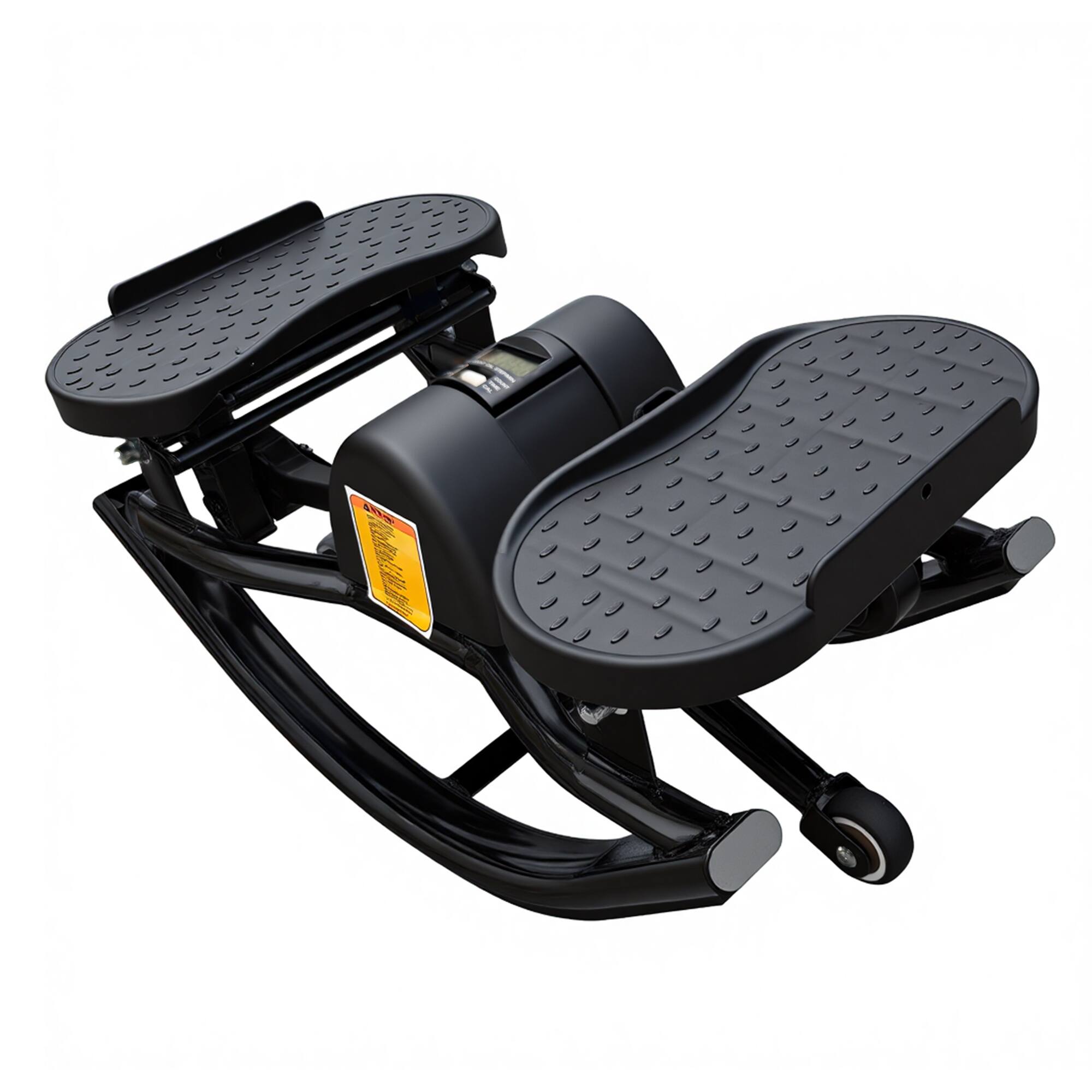Left. Anysun - Swing Stepper Machine - Home Aerobic Fitness, Targets Waist & Legs, Foldable, Quiet, for Whole Family - Black.