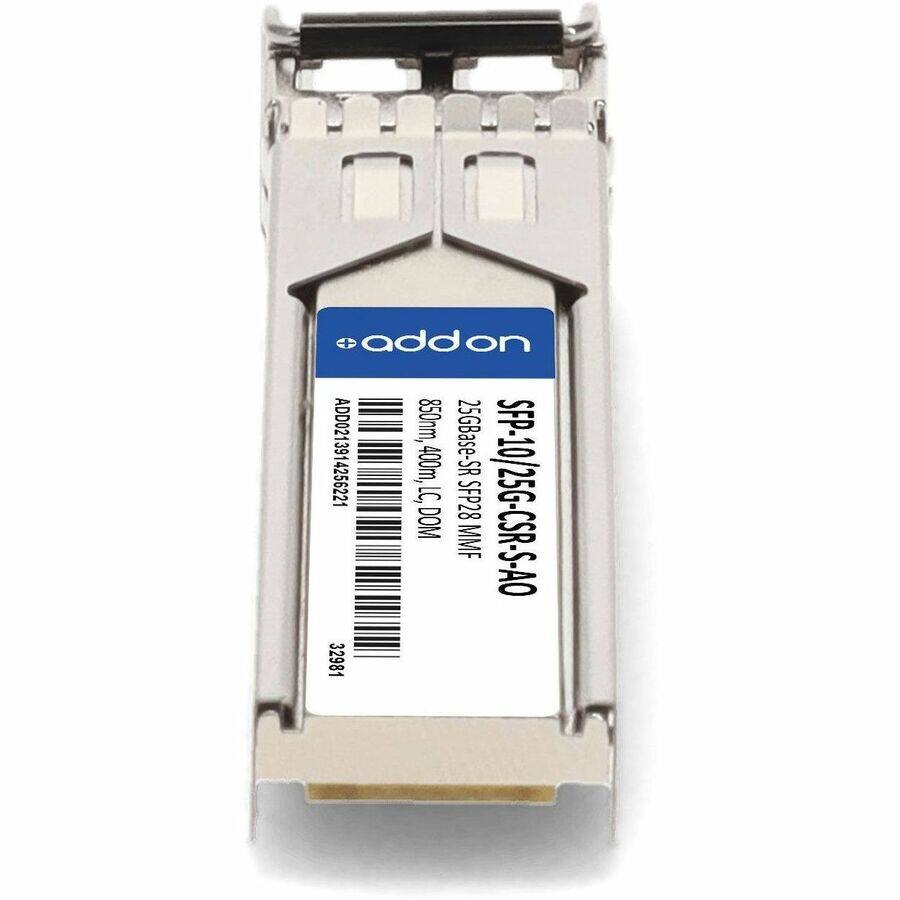 - Addon
- SFP-10/25G-CSR-S-A0
- 25GBase-SR
- 850nm, 400m, LC, DOM
- 32981
- ADD0213914256221
- 85023R382221
- 3284