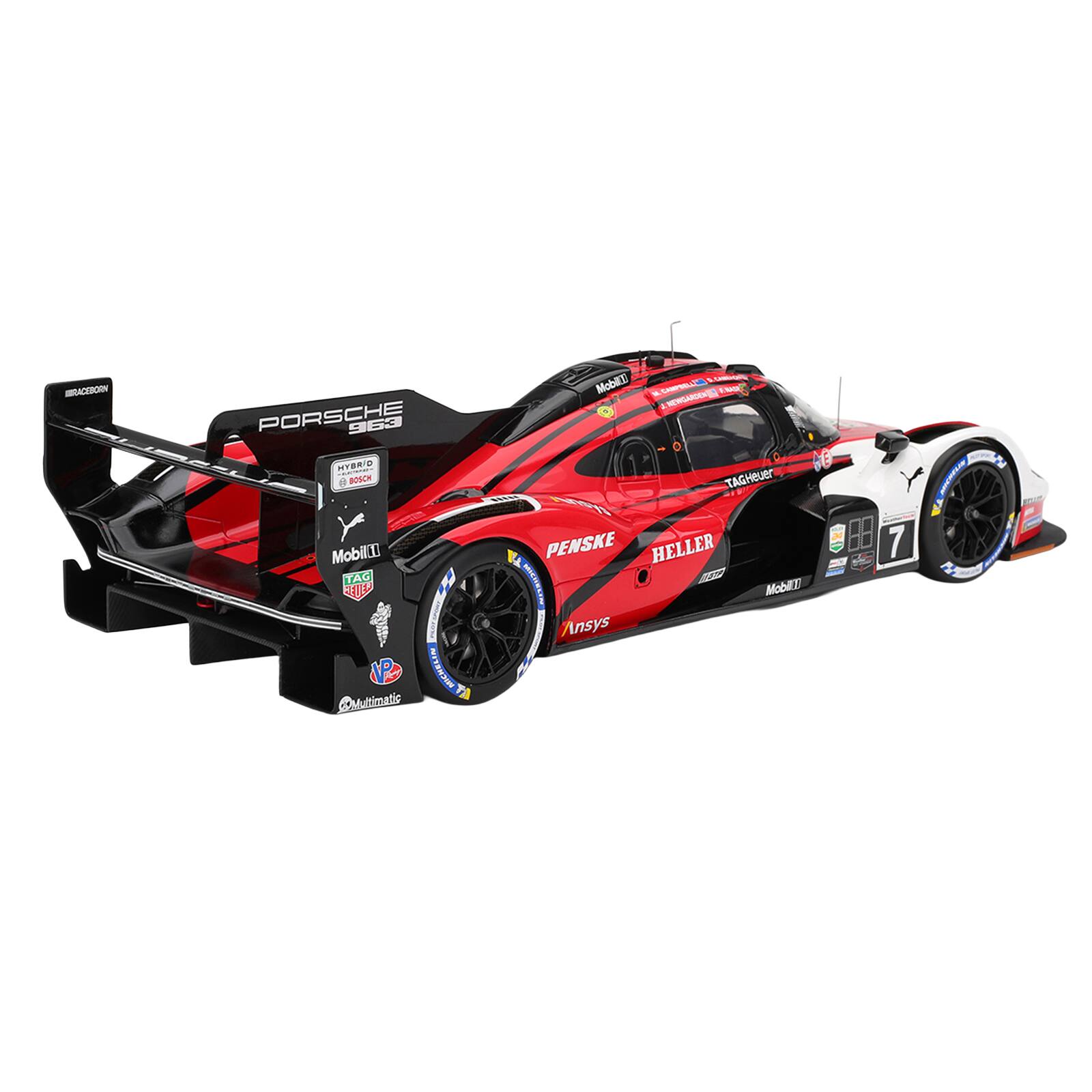 - PORSCHE 963 HYBRID
- Ca : a BdOCH FNa
- Mobil TAC
- A HN TA @Multimatic
- Mobil no Ta L
- 10 TAGHeUer
- 20 PENSKE HELLER
- BR Mobll Insys 7