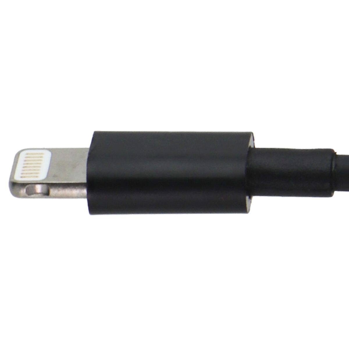 Alt View 3. Just Wireless - 2.1 Amp High Speed Car Charger with 8-Pin Connector - Black.