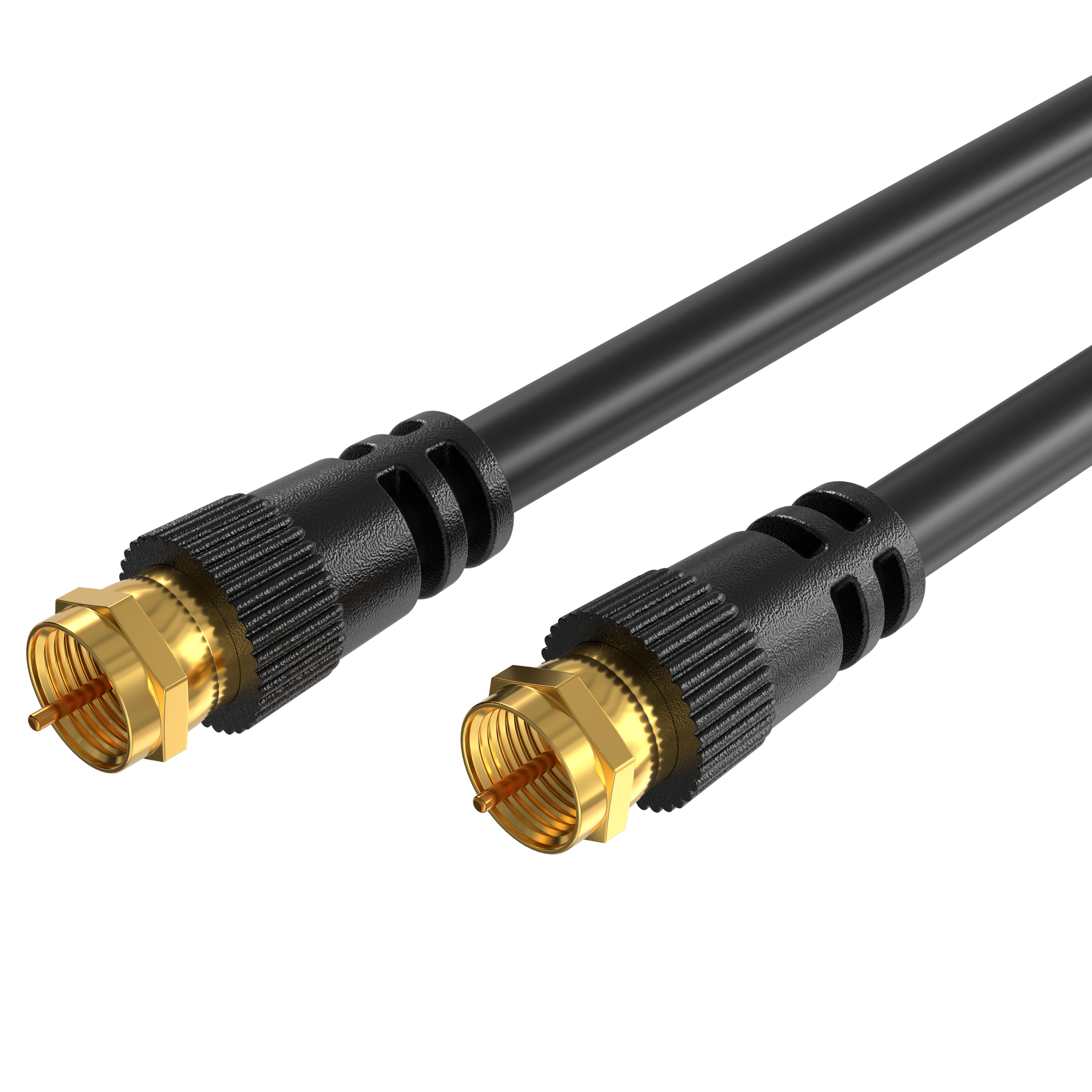 Back. Cables Direct Online - Indoor Digital HDTV Antenna 4K/8K/1080p Superior Reception Range Multi Directional Reversible 50ft Cable 50 Miles - Black.