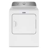Maytag - 7.0 Cu. Ft. Electric Dryer with Wrinkle Prevent - White
