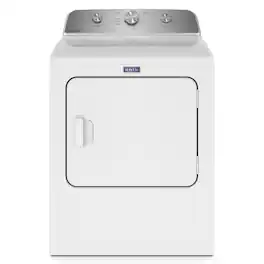 Maytag - 7.0 Cu. Ft. Electric Dryer with Wrinkle Prevent - White