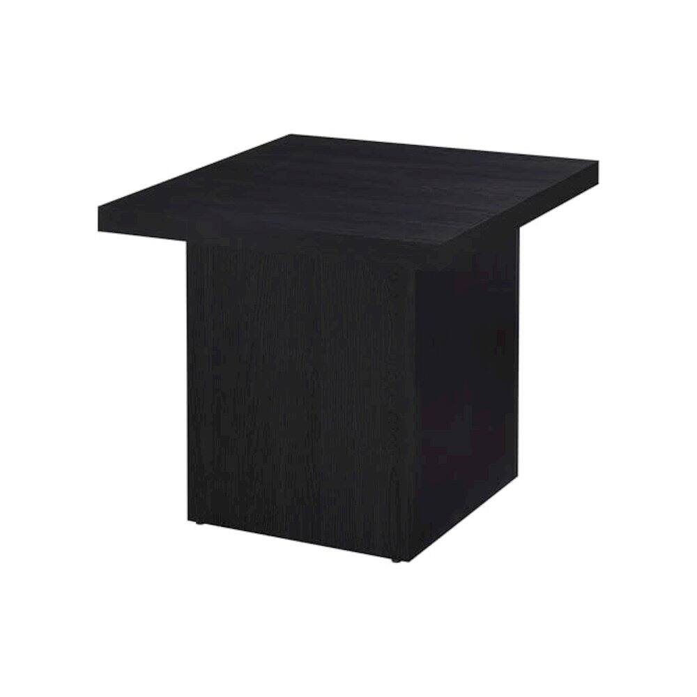 Alt View 1. Coaster Co. of America - Max 3-piece Rectangular Coffee and End Table Set Black - Black.