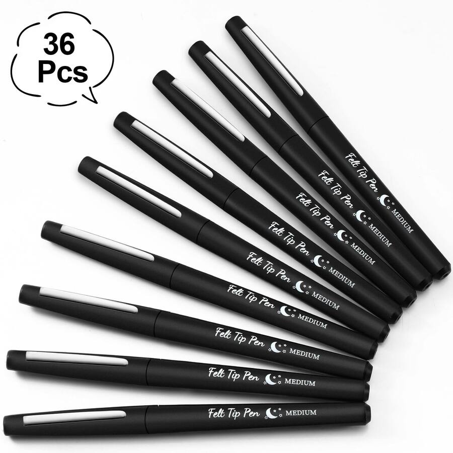 Paradigms Interiors 36 Felt Tip Pens Point For Journaling Planner ...